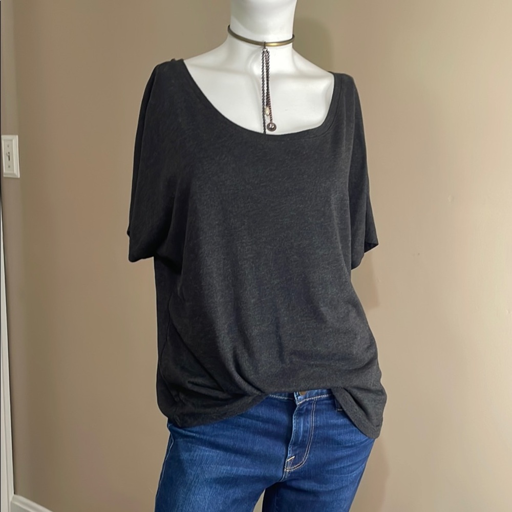 Next Level Apparel Gray Relaxed Short Sleeve Tee